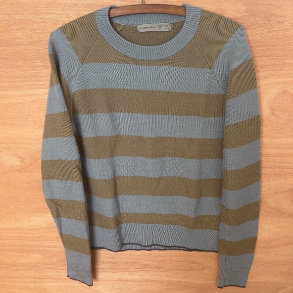 Icebreaker Cool=Lite women's merino utility explore crewe sweater size M medium - Picture 2 of 8